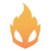 Omino fiammeggiante con logo Coolzino